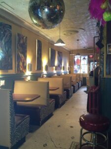 New reupholstered booths